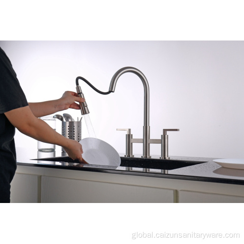 Brass Kitchen Faucet Kitchen Faucets With Pull Down Sprayer Manufactory